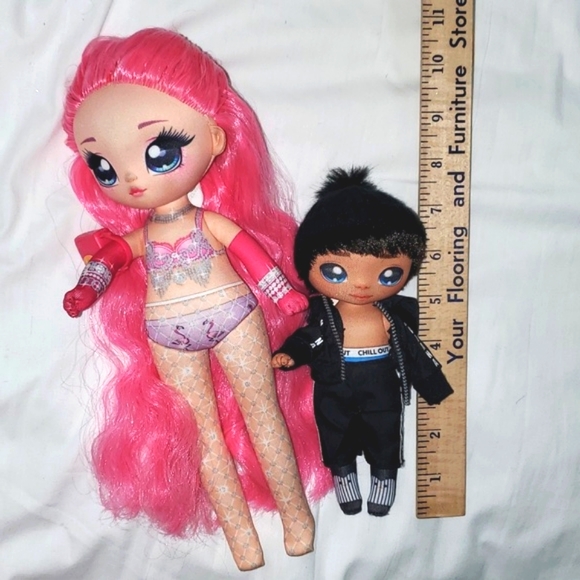 : 3 Na Na Na Surprise Teens Fashion Dolls  11" & 7" Soft Fabric Dolls - Picture 2 of 10